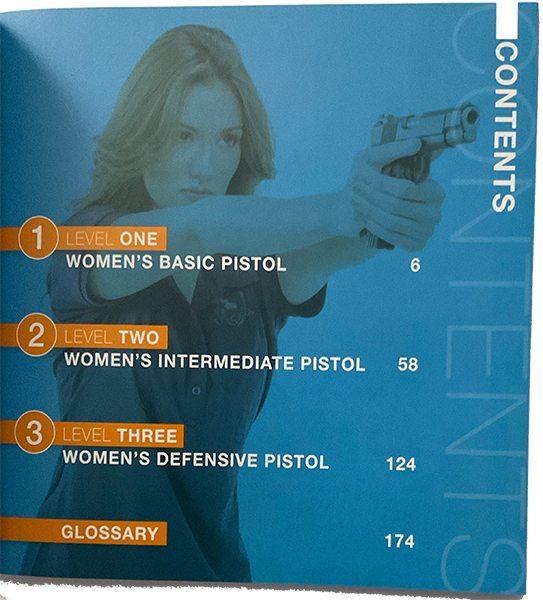 Women's handgun and self defense book