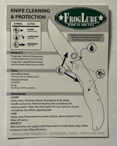 FrogLube Knife Care Kit