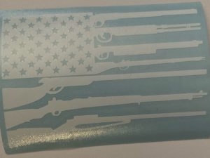 2A Gun Flag Decal